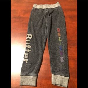 Butter Super Soft Varsity sweat Pant Gray 6 Fleece